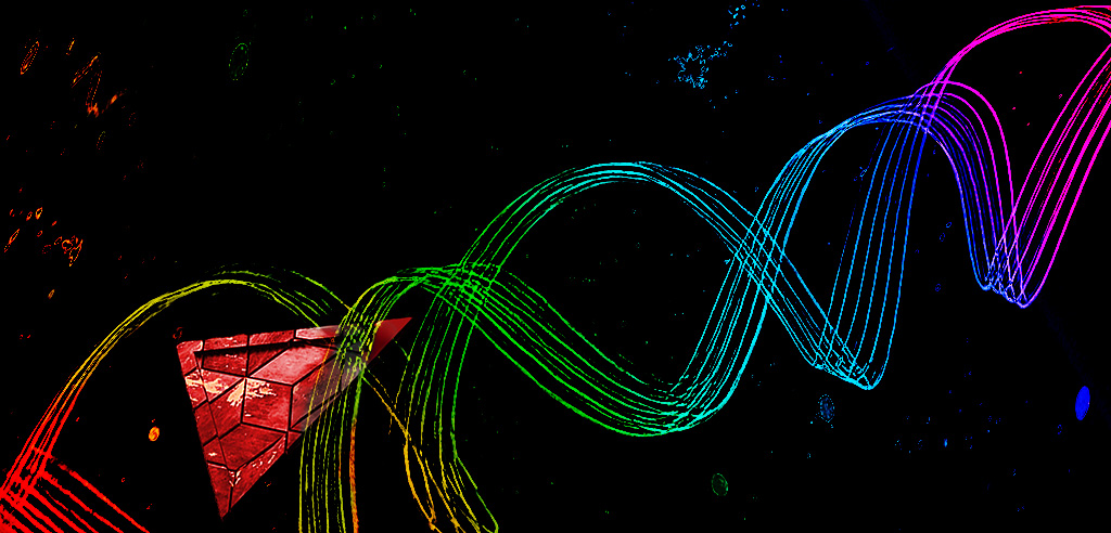 Red DNA. Abstract ©Alina Oswald.